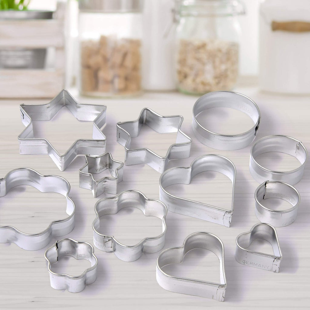 Kakeutstikkere sett 12-delt metall 3-7 cm - Zenker detalj