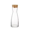 Karaffel med korklokk Ypsilon 500 ml krystallglass Bormioli Rocco forfra