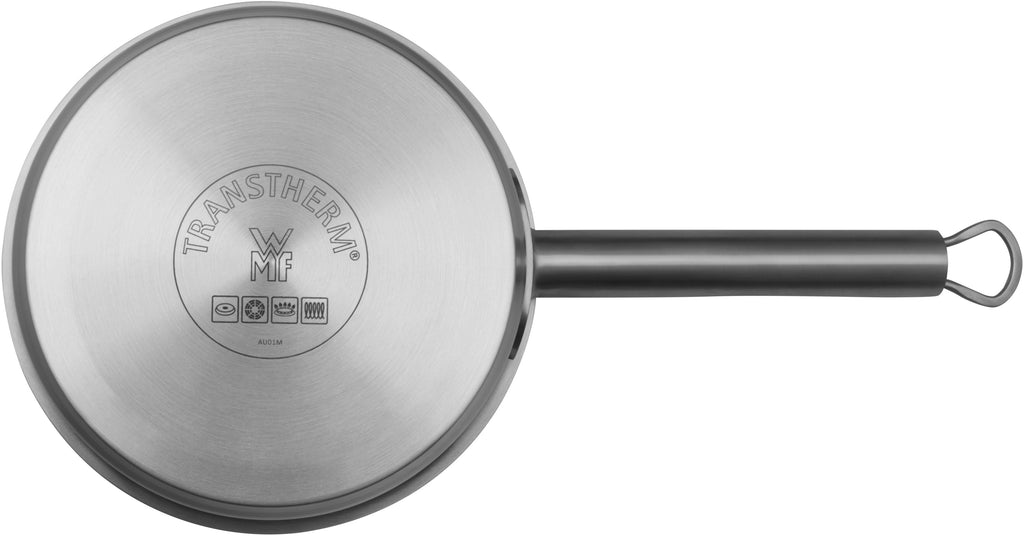 Kasserolle Comfort Line 16 cm med glasslokk rustfritt stål bakside