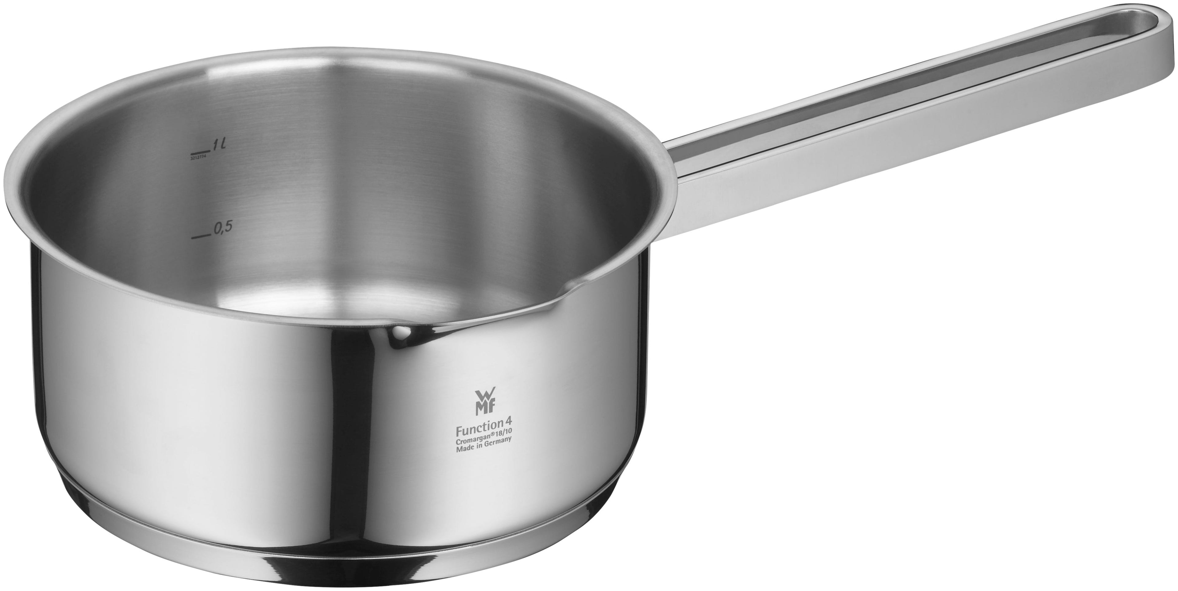 Kasserolle Function 4 rustfritt stål 16 cm 1,4 L uten lokk - WMF forfra