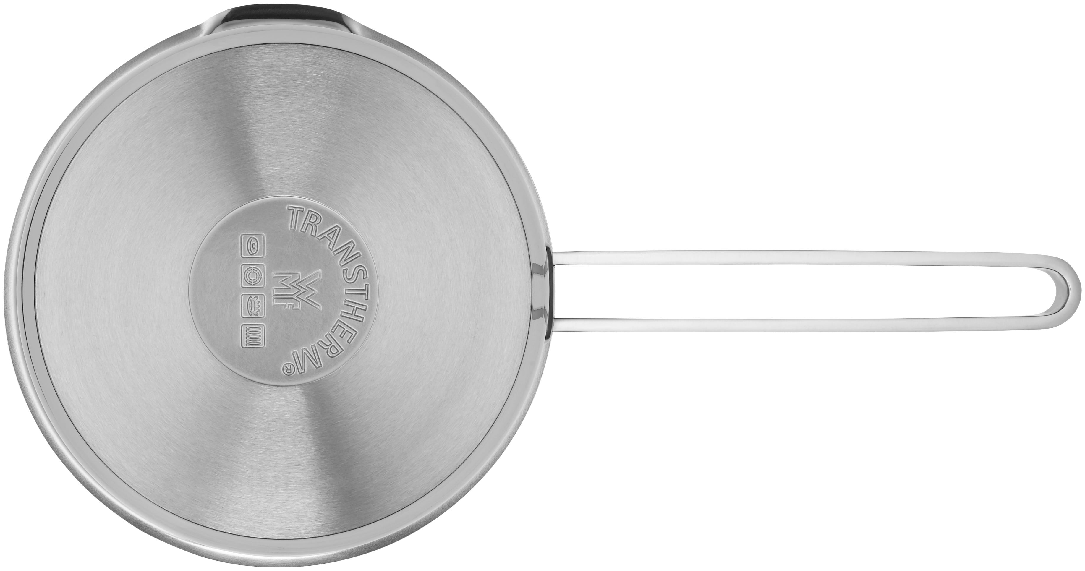 Kasserolle Function 4 rustfritt stål 16 cm 1,4 L uten lokk - WMF montert på komfyr