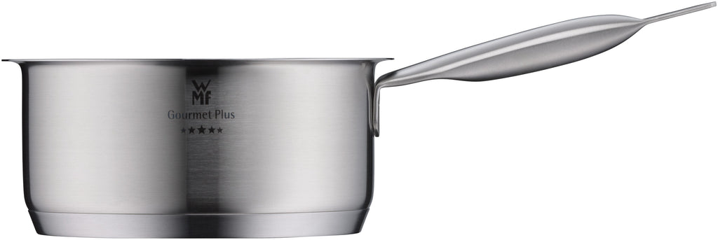 Detalj av håndtak på Kasserolle Gourmet Plus rustfritt stål 16 cm 1,4 L - WMF