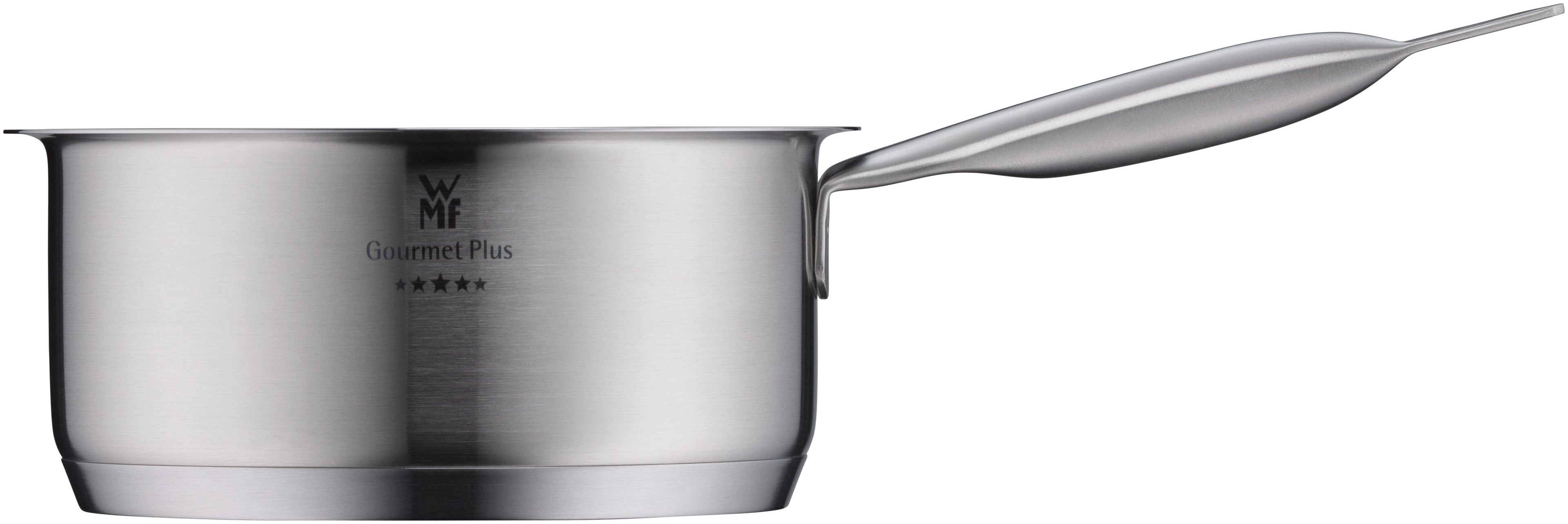 Detalj av håndtak på Kasserolle Gourmet Plus rustfritt stål 16 cm 1,4 L - WMF
