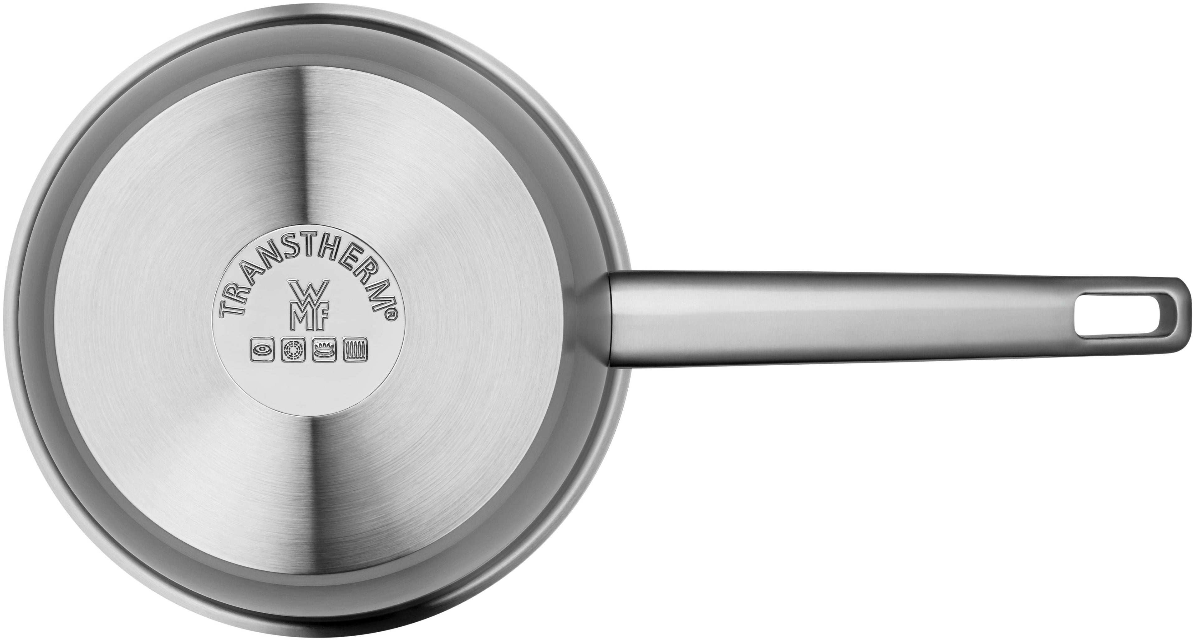 Bakside av Kasserolle Iconic rustfritt stål 18 cm 1,8 L med lokk