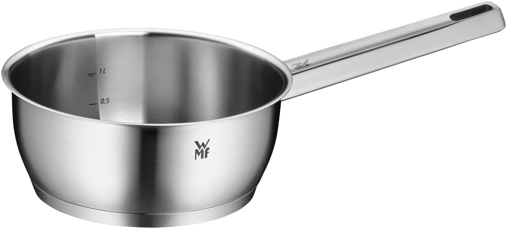 Nærbilde av hellekant på Kasserolle Iconic rustfritt stål 18 cm 1,8 L med lokk