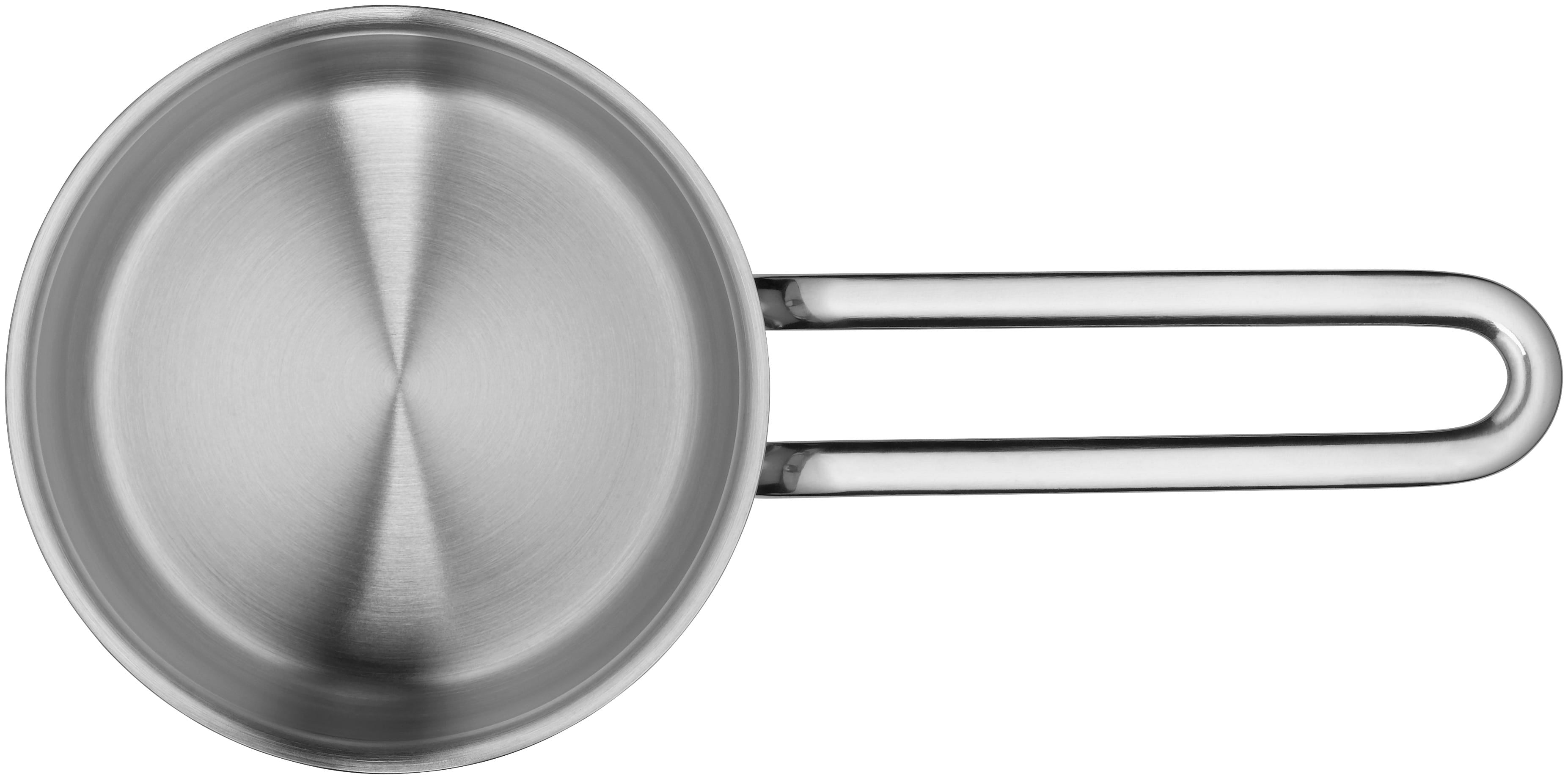 Montert Kasserolle Mini rustfritt stål 10 cm 0,5 L induksjon WMF på kokeplate
