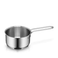 Kasserolle Mini rustfritt stål 12 cm 0,7 L induksjon forfra