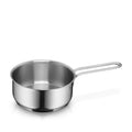 Kasserolle Mini rustfritt stål 14 cm 0,9 L induksjon forfra