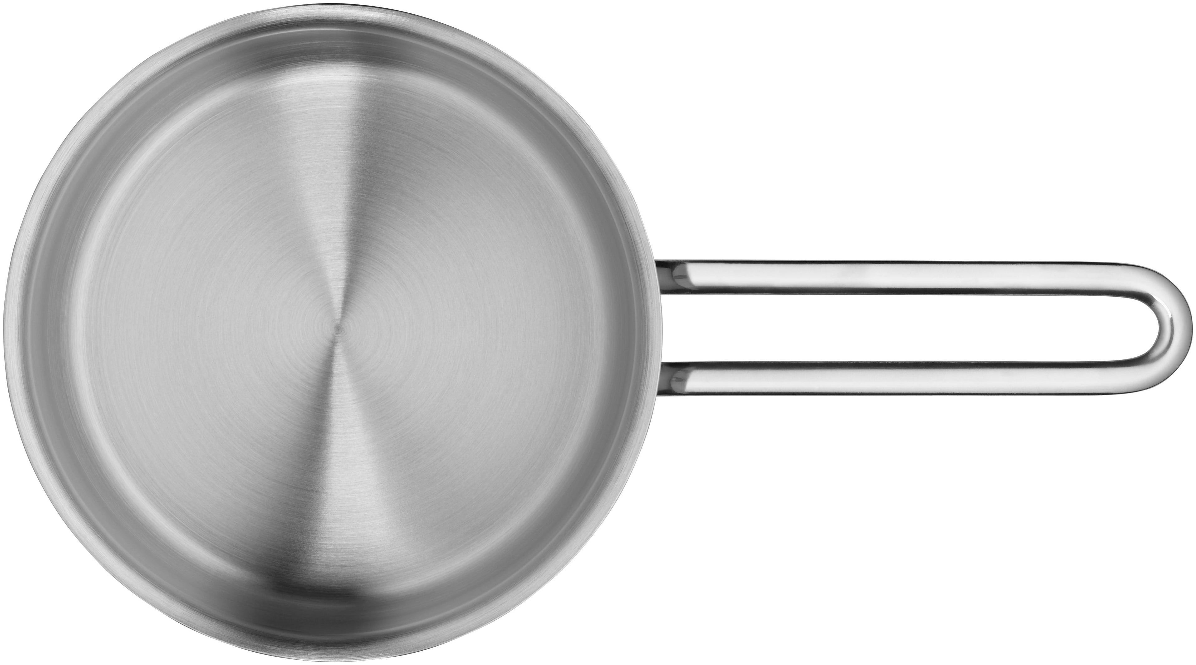 Detalj av håndtak på Kasserolle Mini rustfritt stål 14 cm 0,9 L induksjon