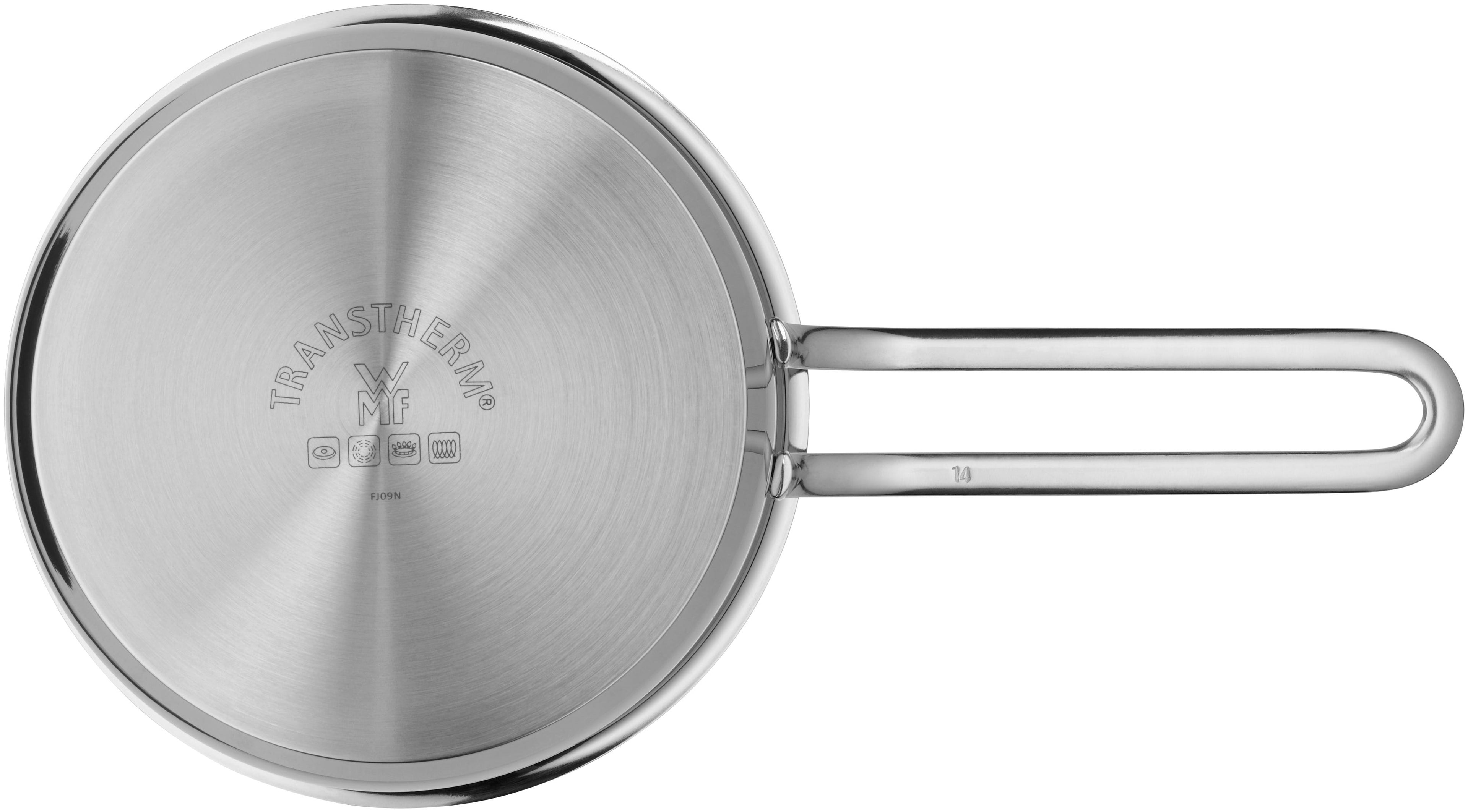 Kasserolle Mini rustfritt stål 14 cm 0,9 L induksjon helletut