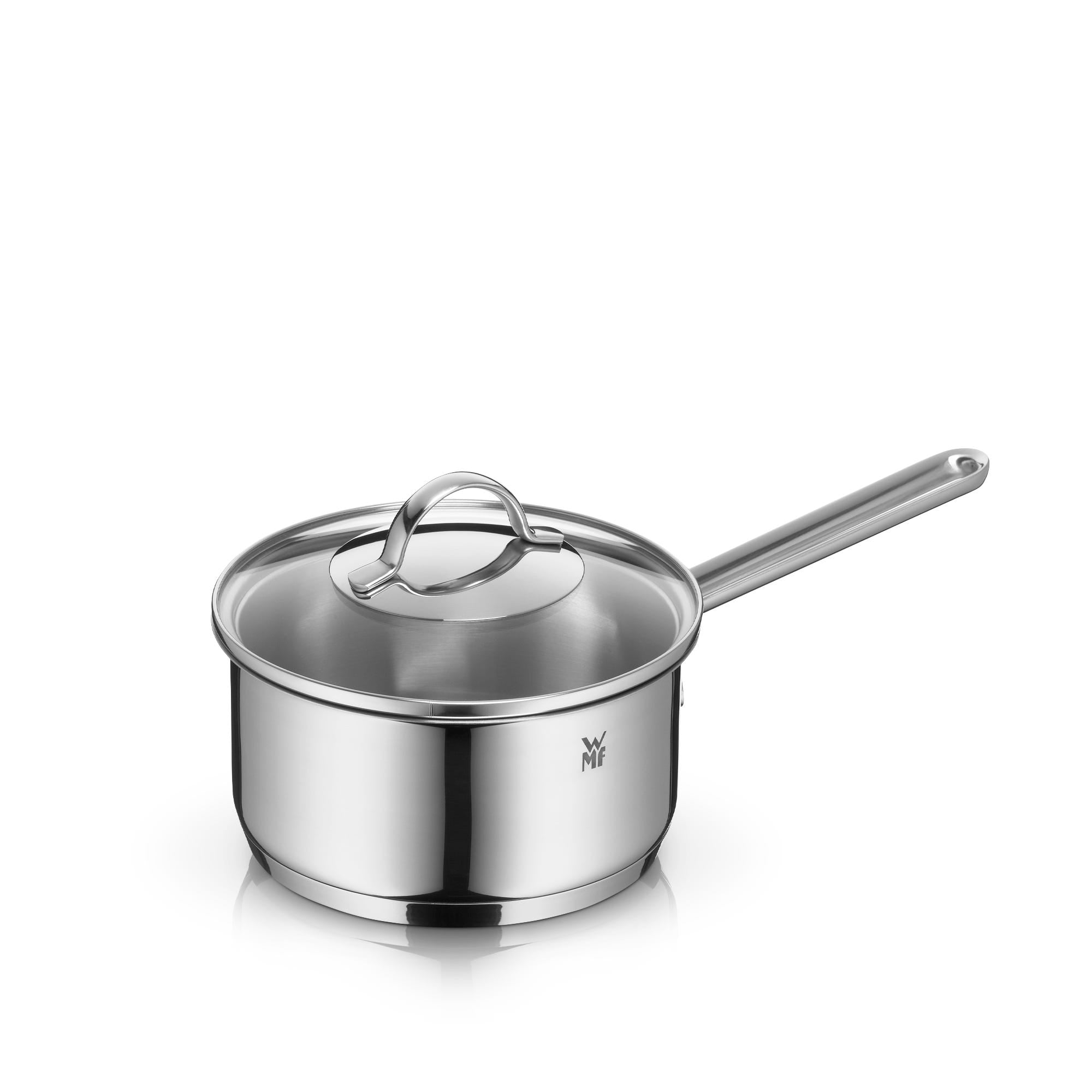 Kasserolle Provence Plus 16 cm 1,4 L rustfritt stål med lokk forfra