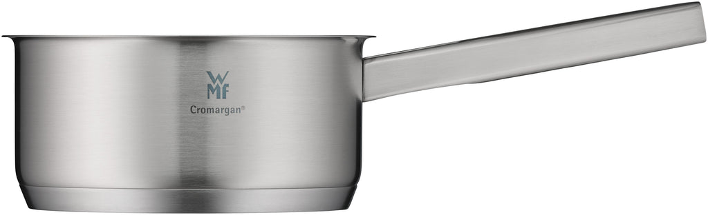Nærbilde av håndtak på Kasserolle rustfritt stål 16 cm 1,4 L med lokk WMF