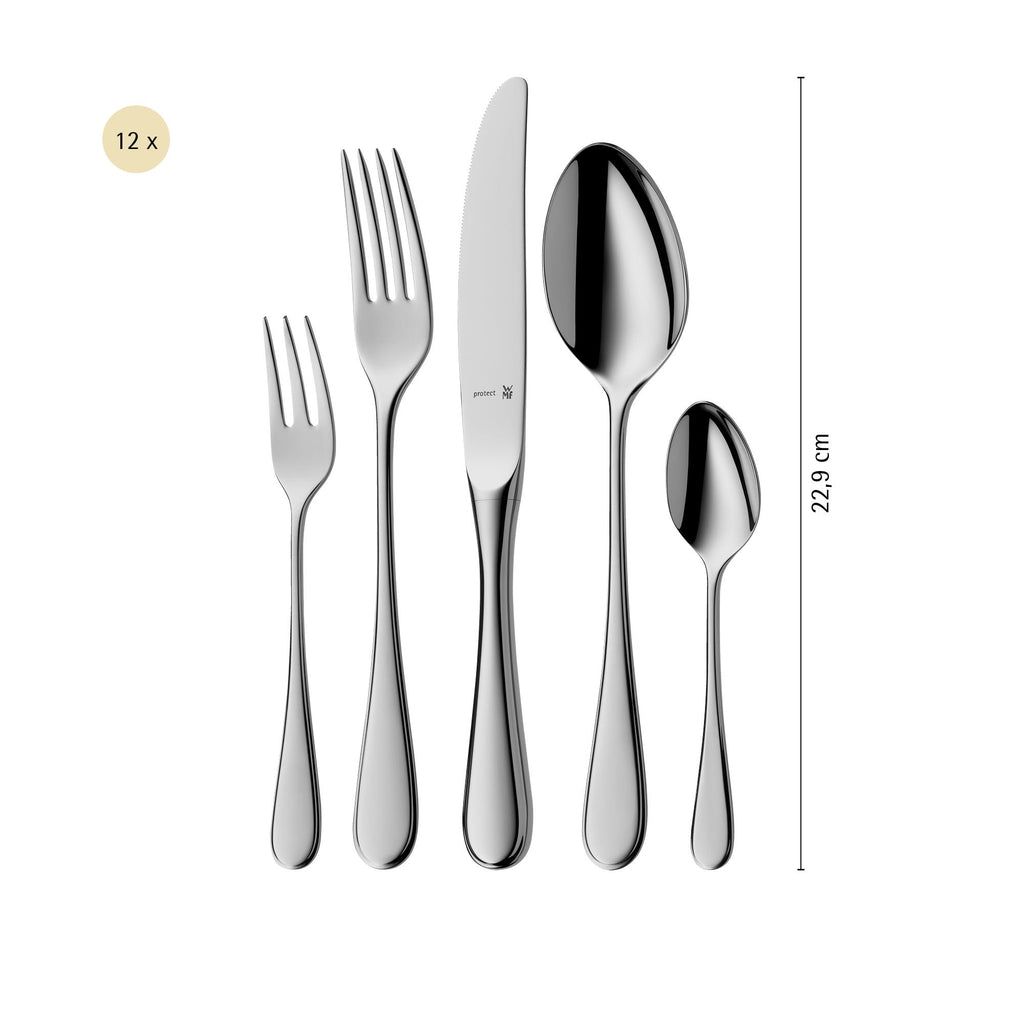 Kent Plus bestikksett 66 deler Cromargan protect polert detalj av gafler