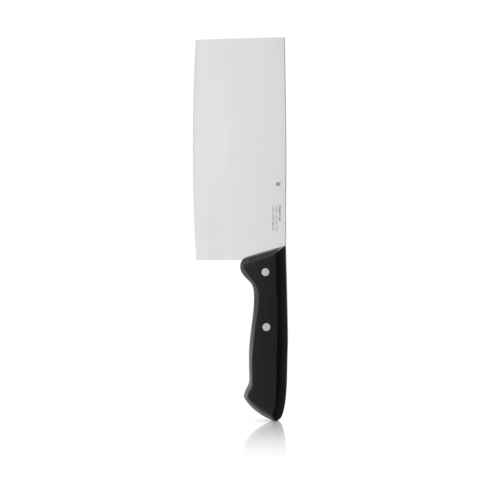 Kinesisk kokkekniv 18,5 cm Classic Line stål/plast - WMF forfra
