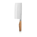 Kinesisk kokkekniv 18,5 cm oliventre Grand Wood WMF forfra
