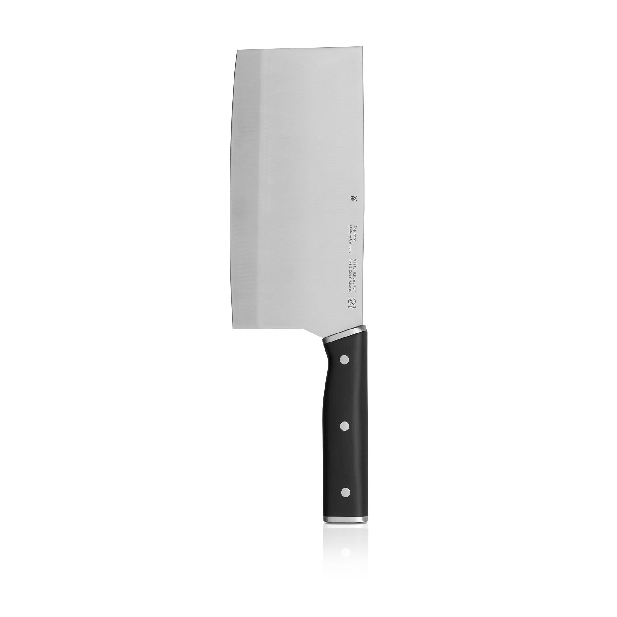 Kinesisk kokkekniv 18,5 cm rustfritt stål Sequence - WMF forfra