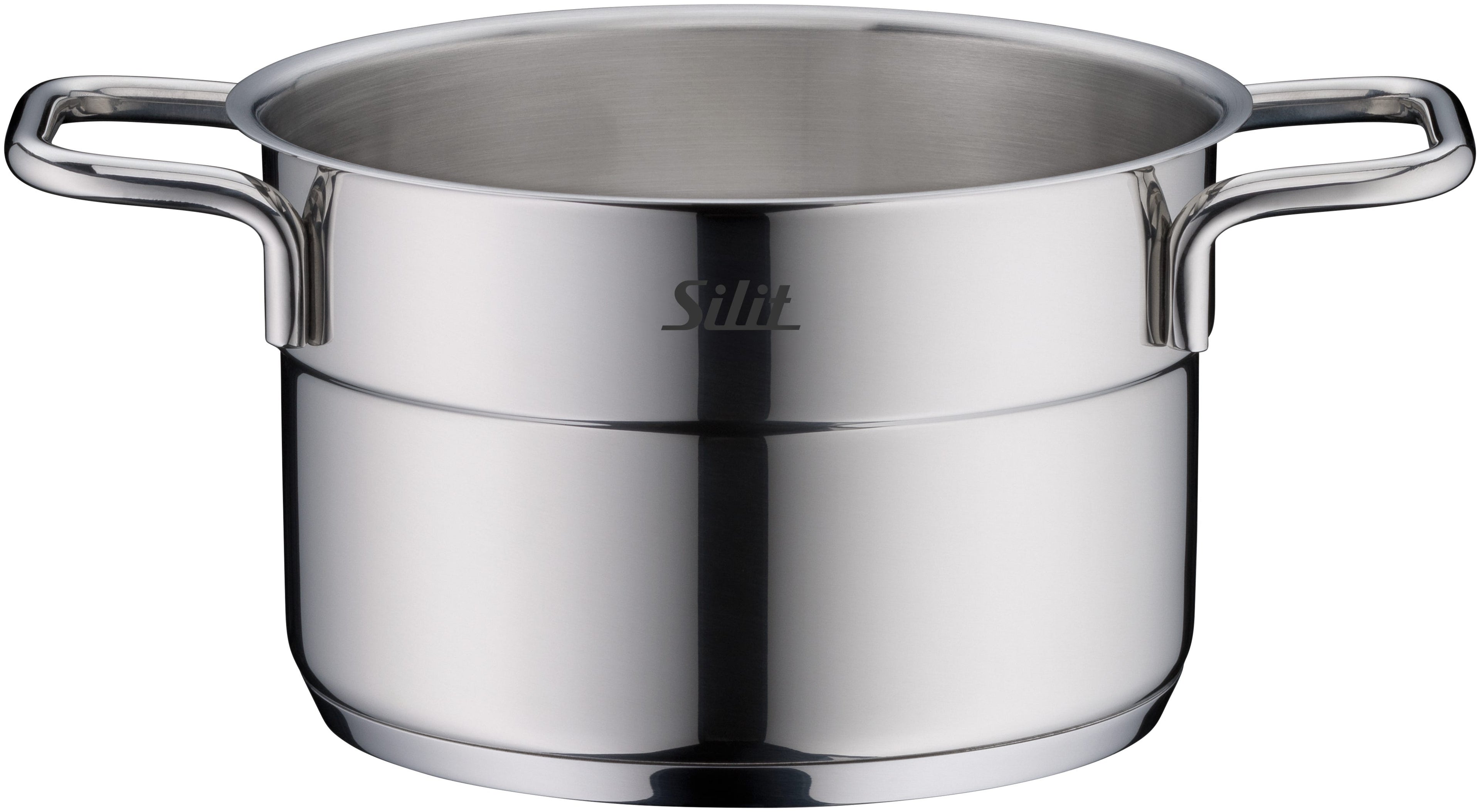 Kjele 14 cm rustfritt stål med glasslokk Extra Cook Mini Silit nærbilde av glasslokk