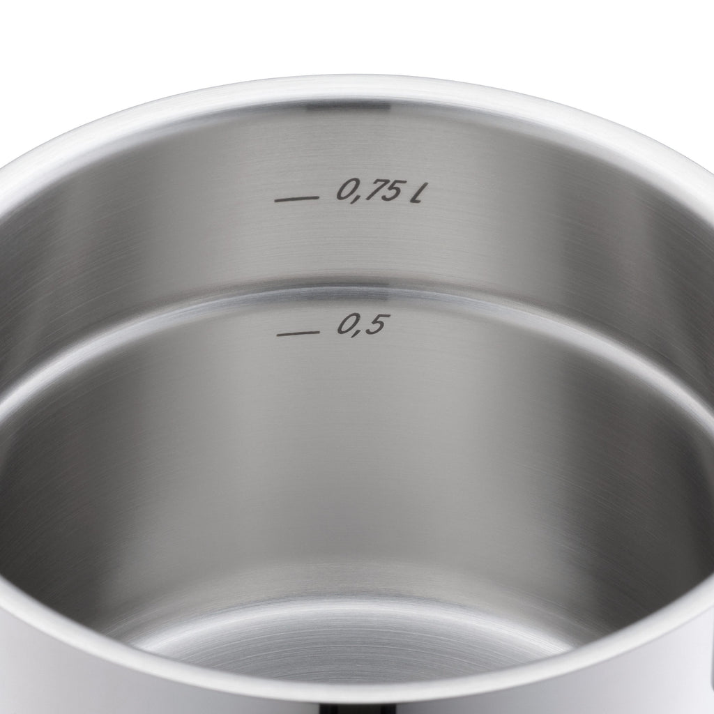 Kjele 14 cm rustfritt stål med glasslokk Extra Cook Mini Silit pakket forsendelse