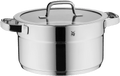 Kjele med lokk Compact Cuisine rustfritt stål 24 cm 5,6 L forfra