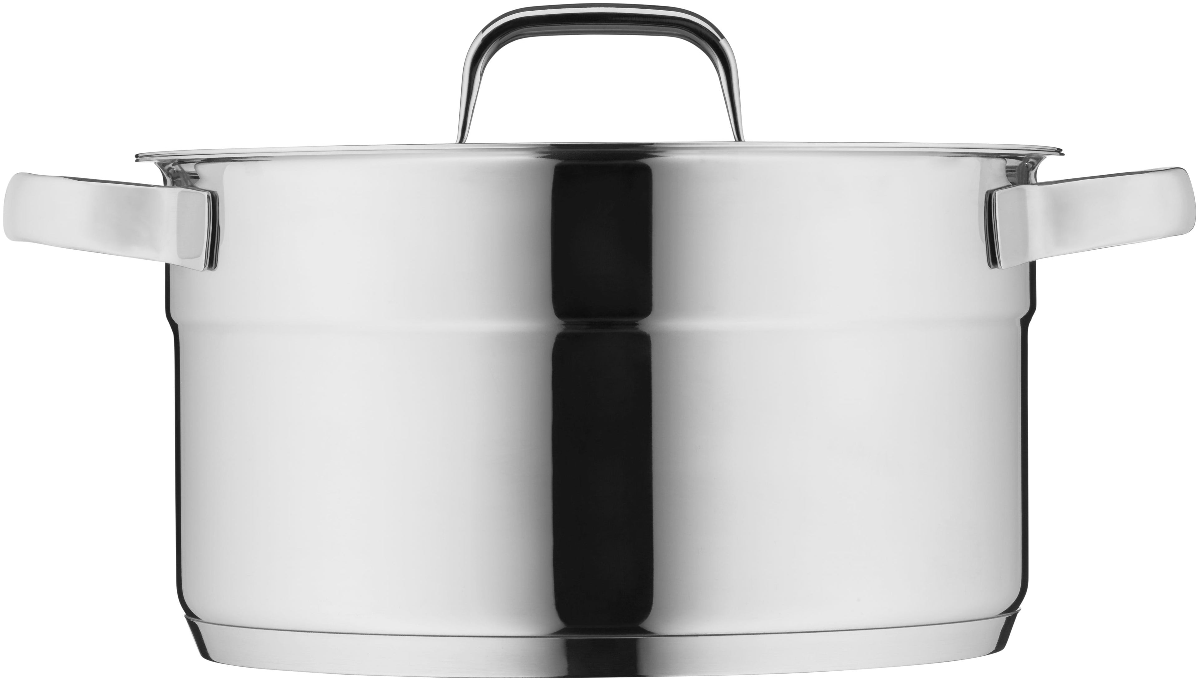 Detaljbilde av håndtak på Kjele med lokk Compact Cuisine rustfritt stål 24 cm 5,6 L