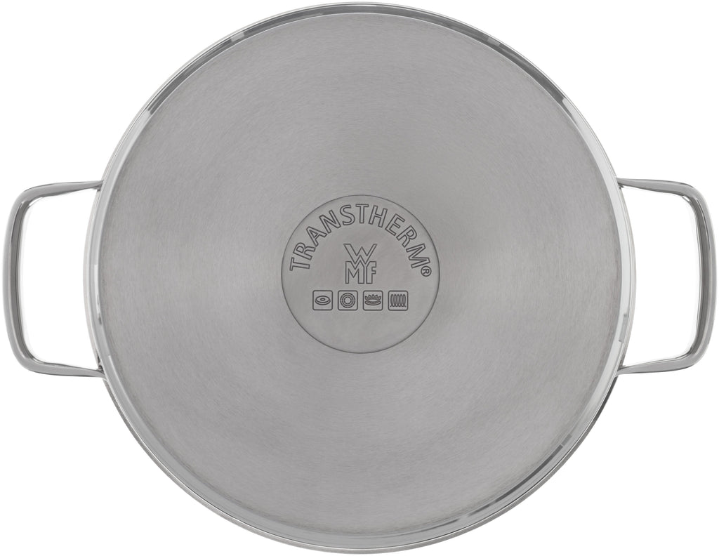 Nærbilde av lokket på Kjele med lokk Compact Cuisine rustfritt stål 24 cm 5,6 L