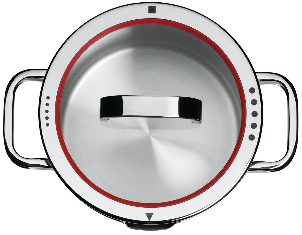 Bakside av Kjele med lokk Function 4 rustfritt stål 16 cm 1,9 L - WMF