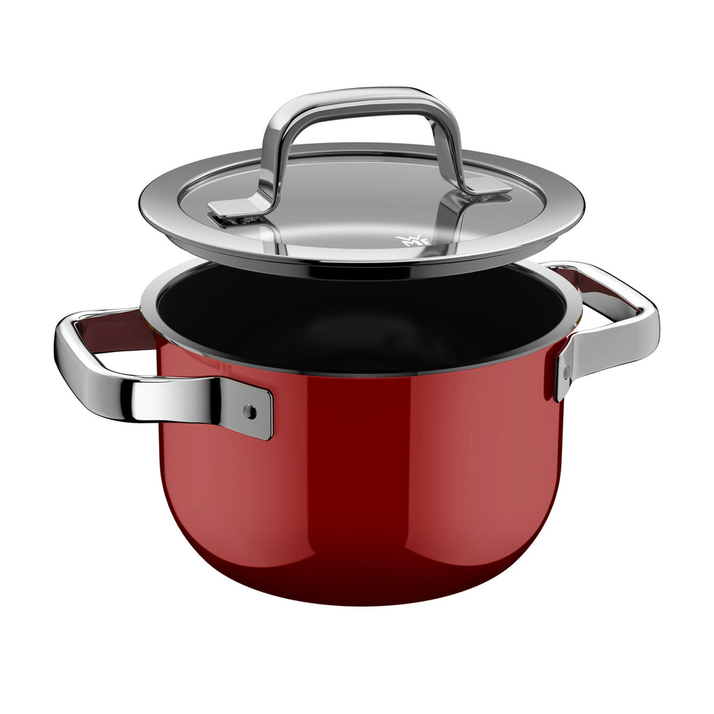 Kjele med lokk Fusiontec Mineral Pro 16 cm 2 L rød - WMF bakside