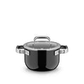 Kjele med lokk Fusiontec Mineral Pro 16 cm 2 L svart - WMF forfra
