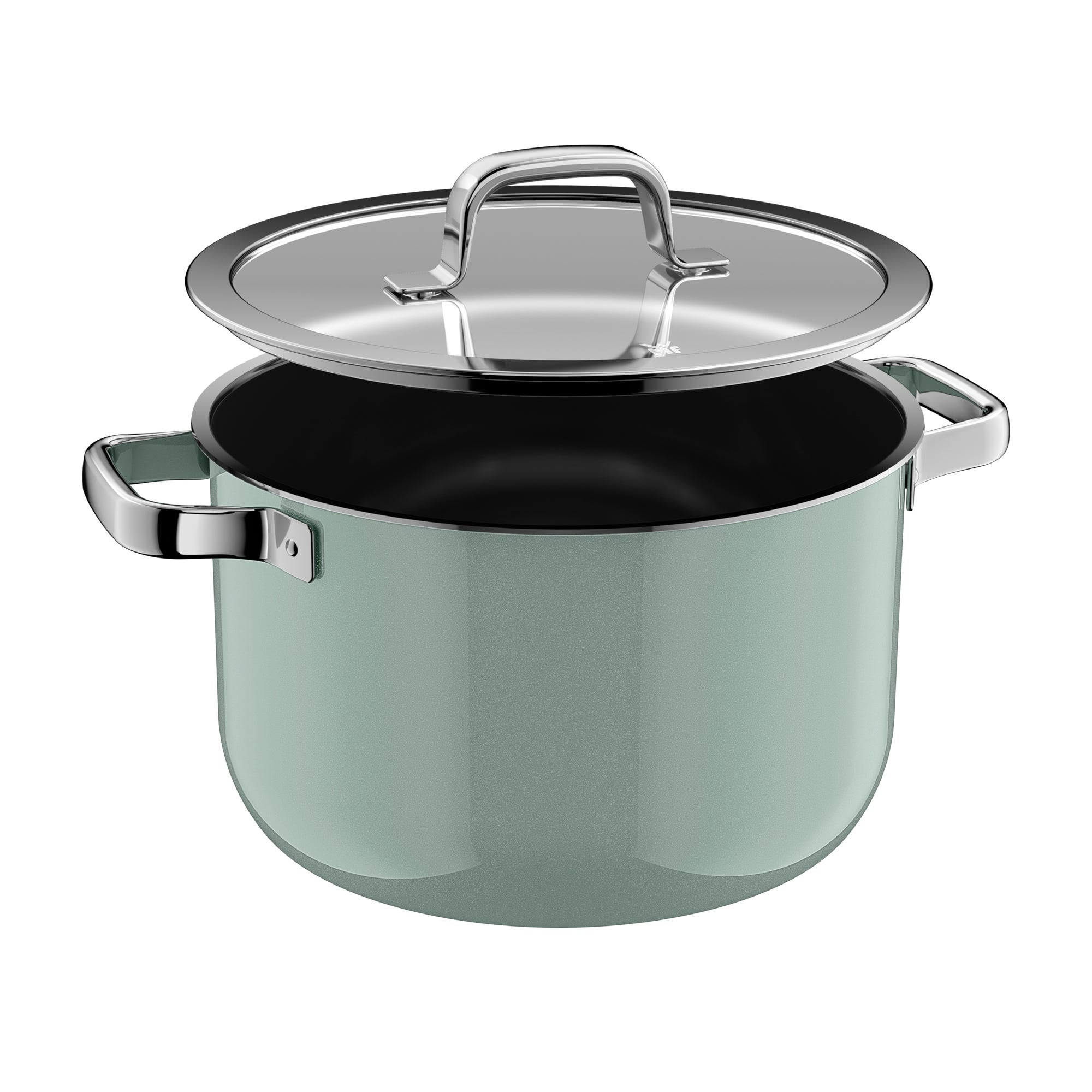 Kjele med lokk Fusiontec Mineral Pro 24 cm eucalyptus haze 6,4 L bakside