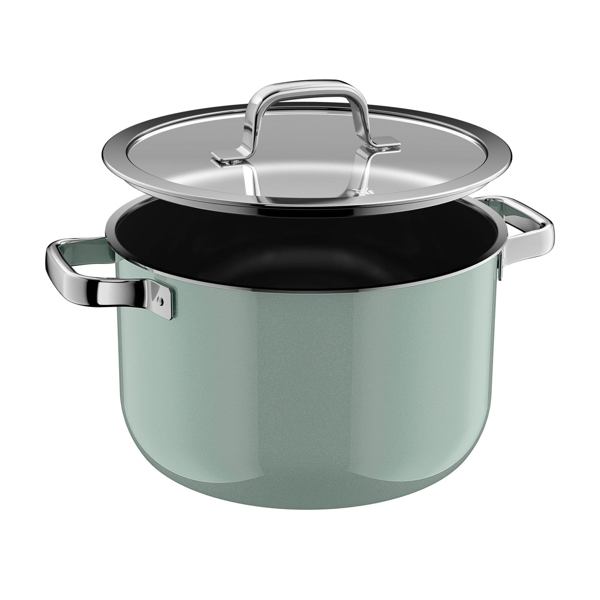 Kjele med lokk Fusiontec Mineral Pro 24 cm eucalyptus haze 6,4 L bakside