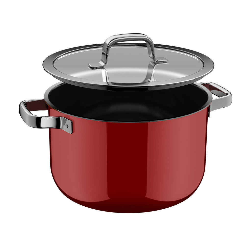 Kjele med lokk Fusiontec Mineral Pro 24 cm passion red 6,4 L - WMF bakside