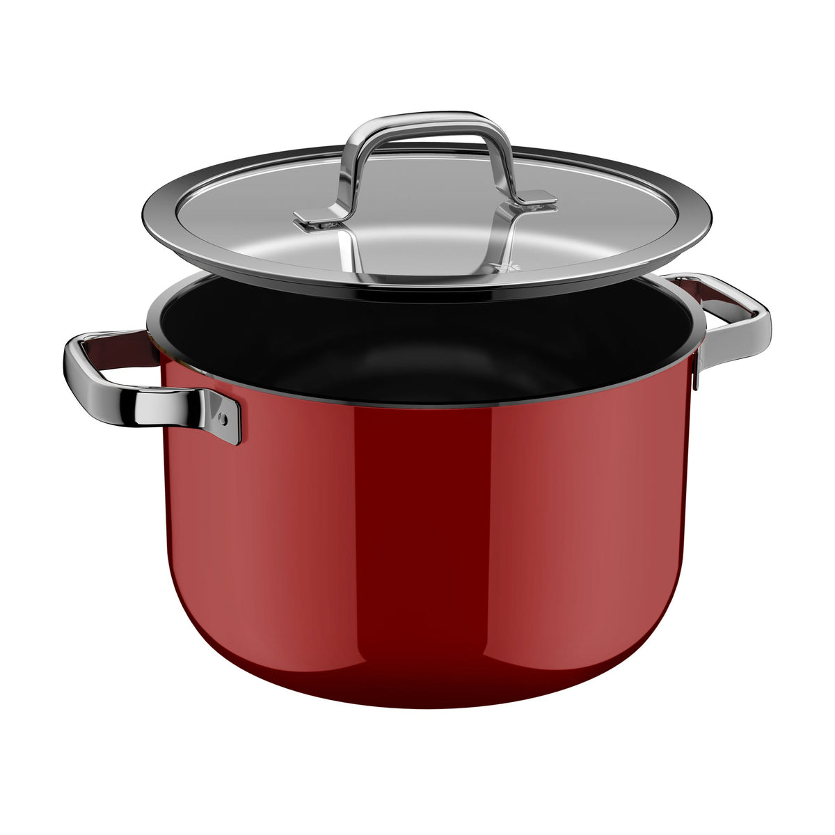 Kjele med lokk Fusiontec Mineral Pro 24 cm passion red 6,4 L - WMF bakside