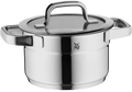 Kjele med lokk 16,5 cm rustfritt stål 2 L Compact Cuisine fra WMF forfra