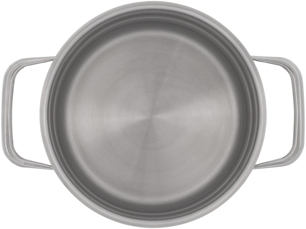Detaljbilde av håndtak på Kjele med lokk 16,5 cm rustfritt stål 2 L Compact Cuisine WMF