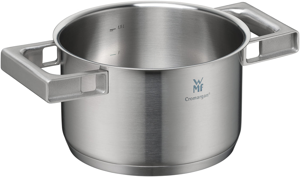 Kjele med lokk 16 cm rustfritt stål Ultimate Cool+ 1,9 L hellekant detalj