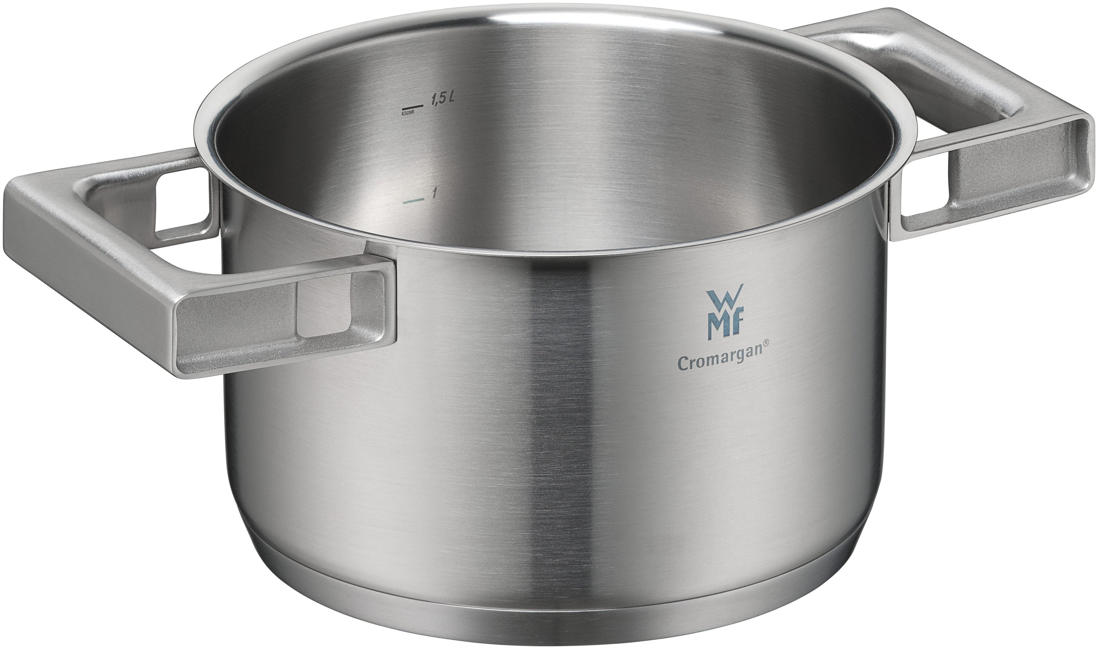 Kjele med lokk 16 cm rustfritt stål Ultimate Cool+ 1,9 L hellekant detalj