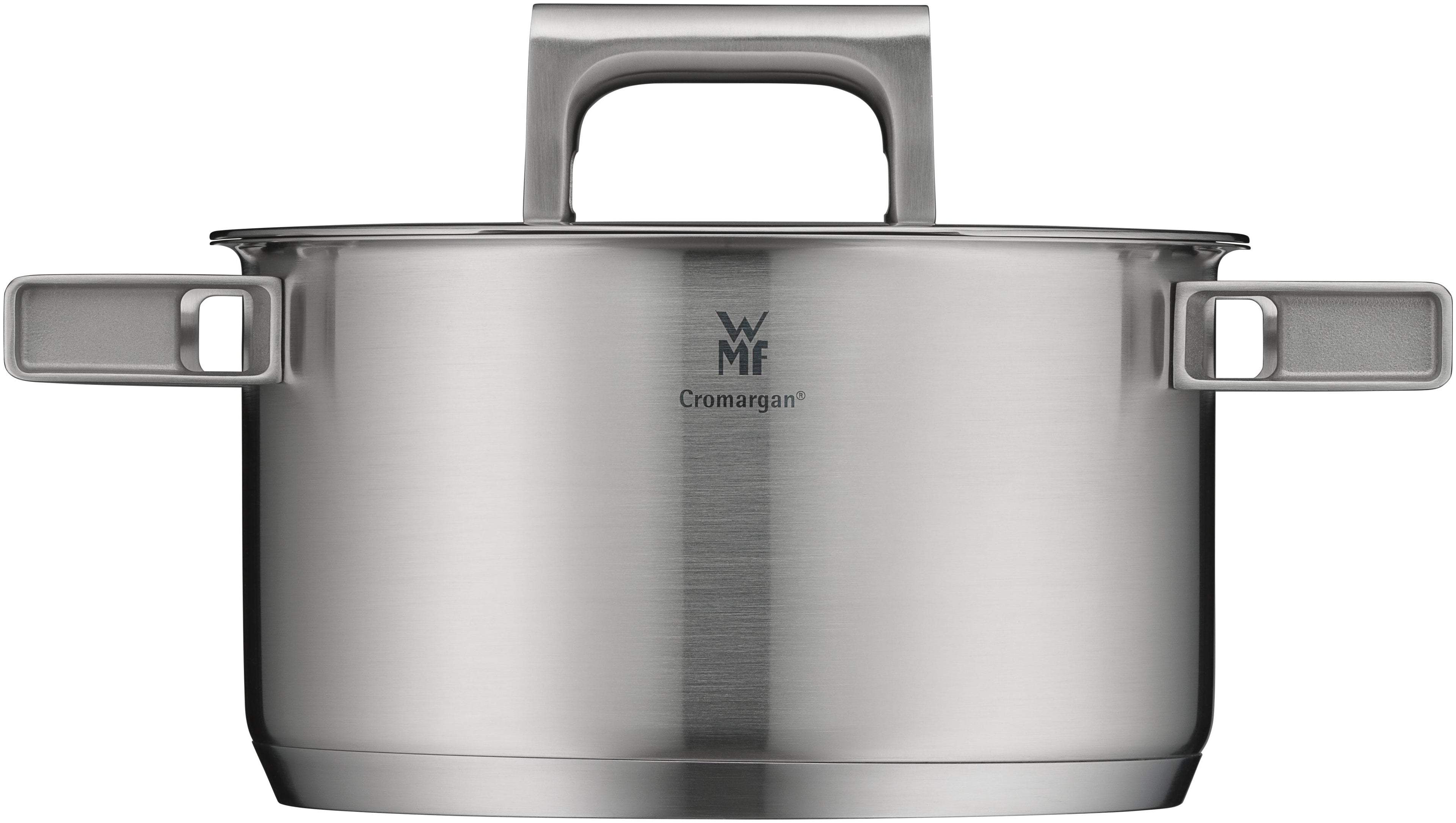 Montert Kjele med lokk 20 cm rustfritt stål Ultimate Cool+ 3,4 L - WMF på kokeplate