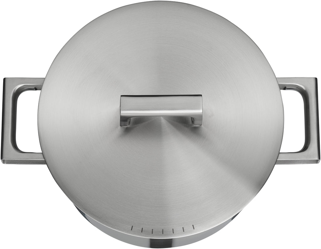 Kjele med lokk 24 cm rustfritt stål Ultimate Cool+ 5,7 L - WMF bakside