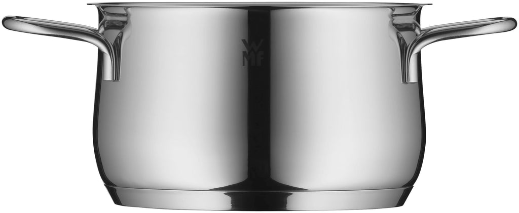 Detalj av glasslokket på Kjele med lokk Diadem Plus rustfritt stål 16 cm