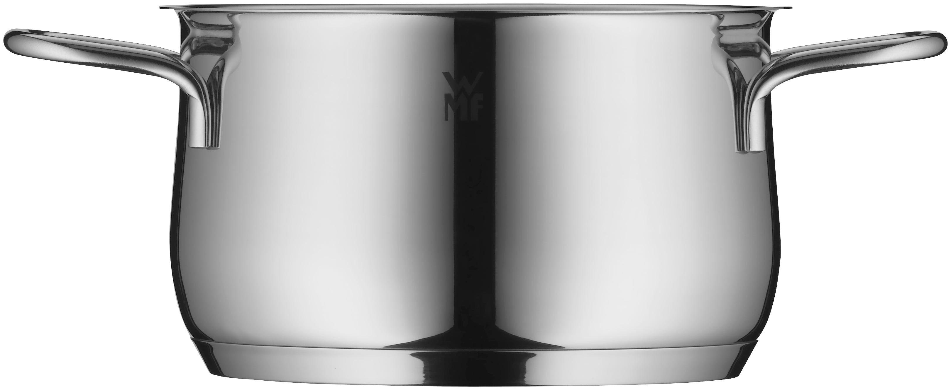 Detalj av glasslokket på Kjele med lokk Diadem Plus rustfritt stål 16 cm
