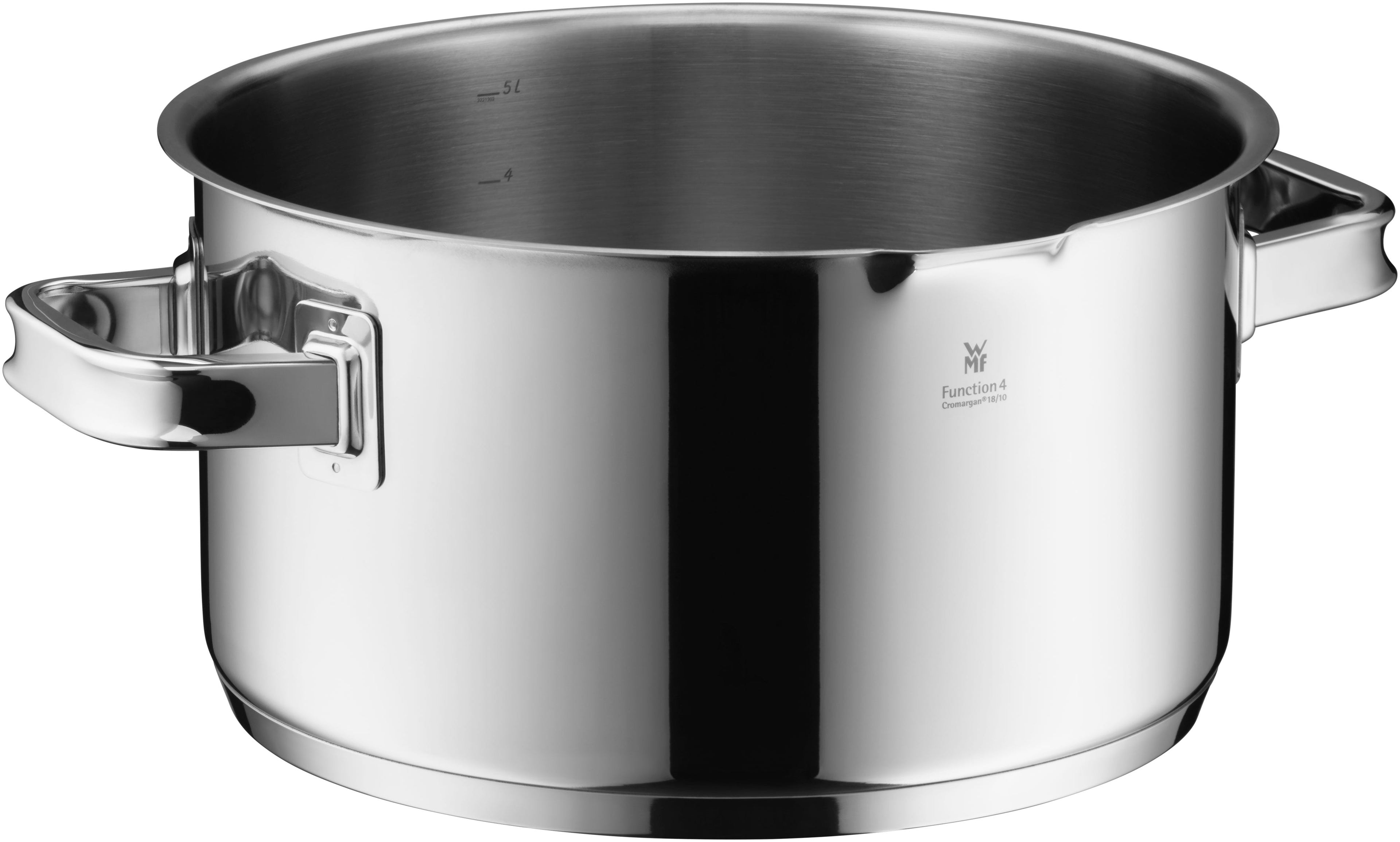 Baksiden av Kjele med lokk Function 4 Advanced rustfritt stål 24 cm