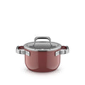 Kjele med lokk Fusiontec Mineral Pro 16 cm 2 L Rose Quartz - WMF forfra