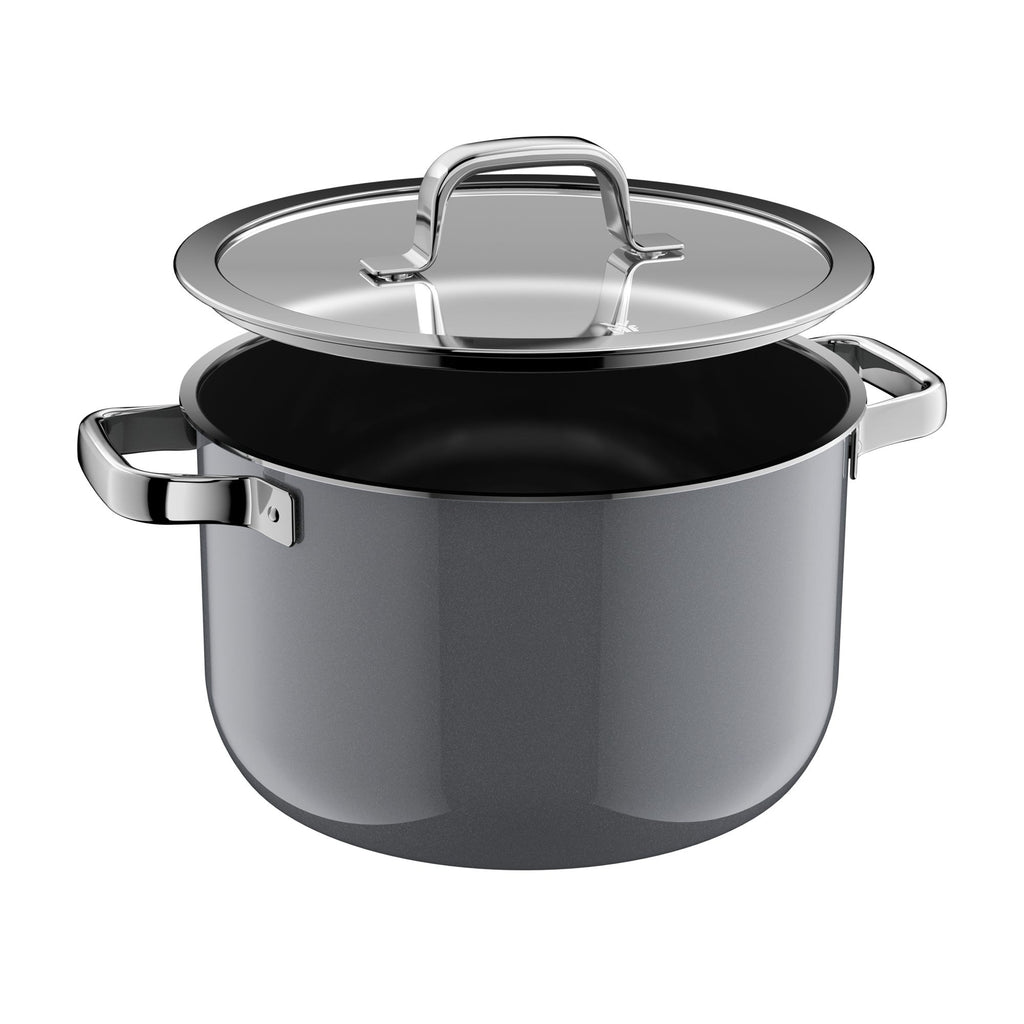 Kjele med lokk Fusiontec Mineral Pro 24 cm platinum 6,4 L - WMF bakside