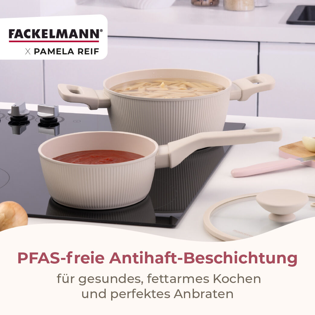 Kjele med lokk Shell resirkulert aluminium sett ovenfra