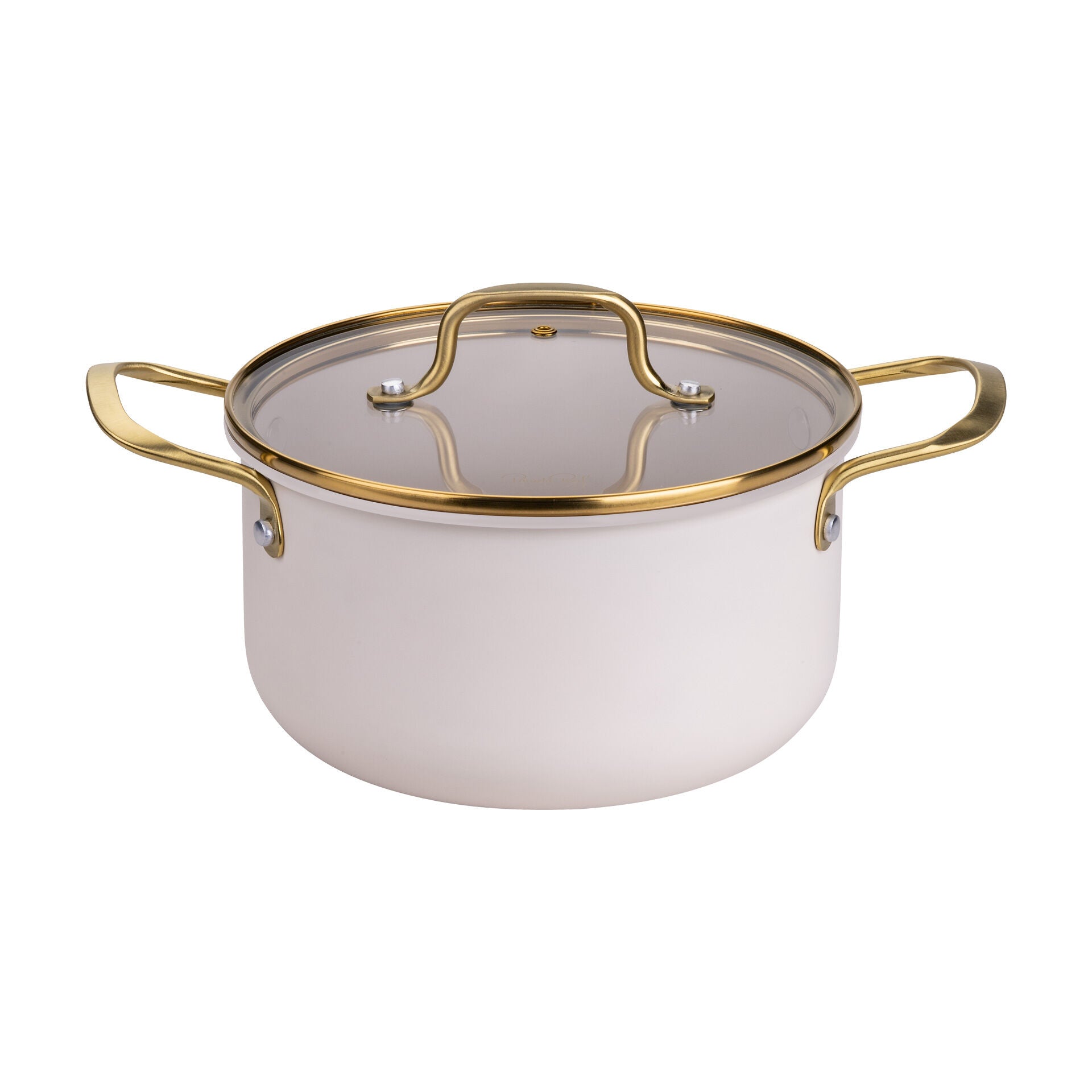 Kjele med lokk Signature resirkulert aluminium Ø20 cm 3,4 L forfra