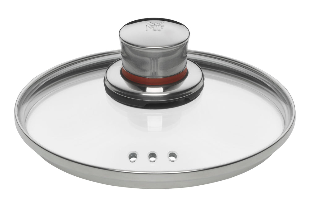 Kjele rustfritt stål 16 cm 1,9 L med glasslokk Quality One - WMF montert på kokeplate