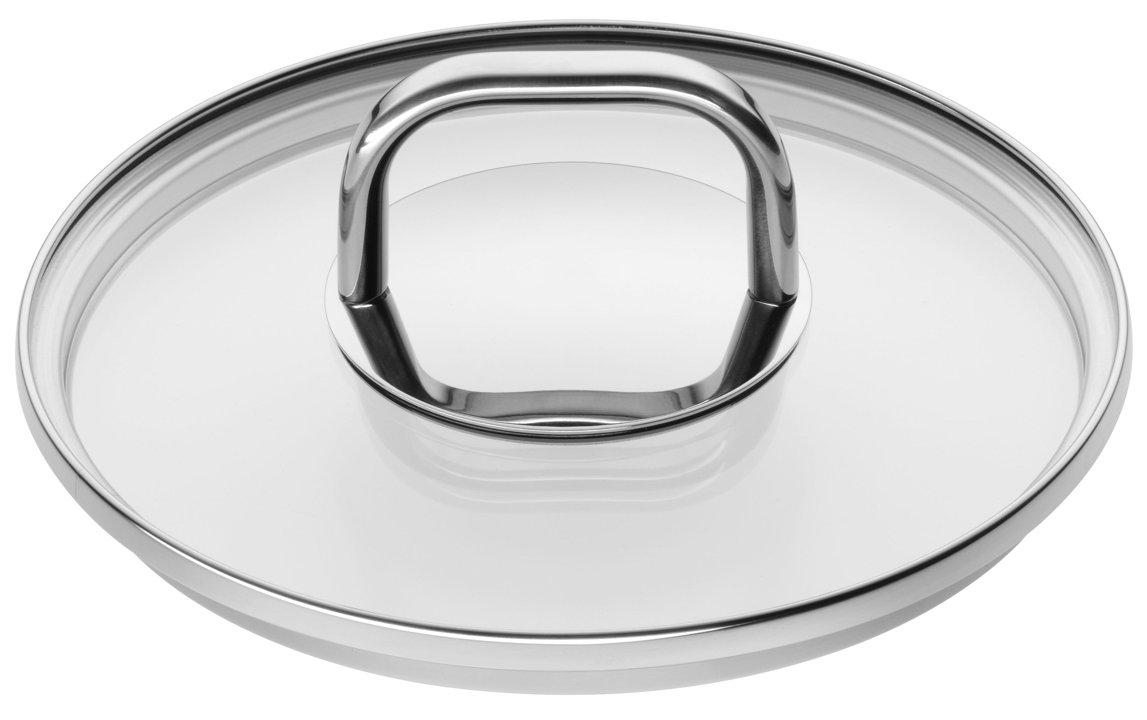 Baksiden av kjele rustfritt stål 16 cm med glasslokk WMF