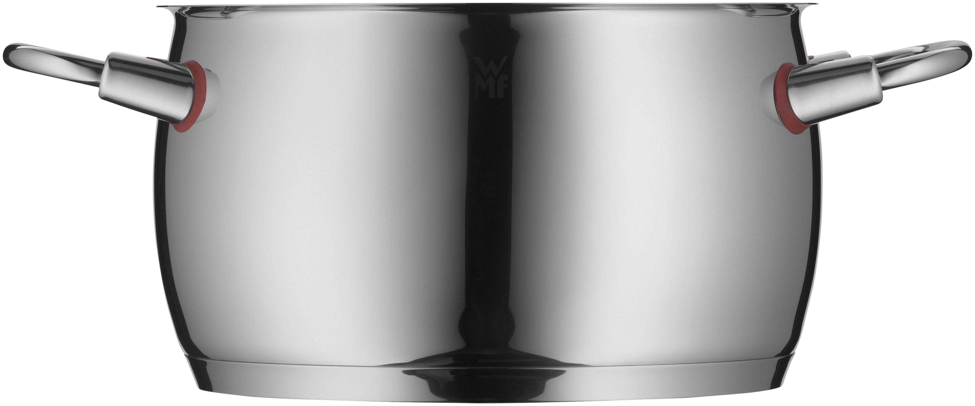 Detalj av glasslokket til Kjele rustfritt stål 20 cm 3,8 L med glasslokk - WMF Quality One