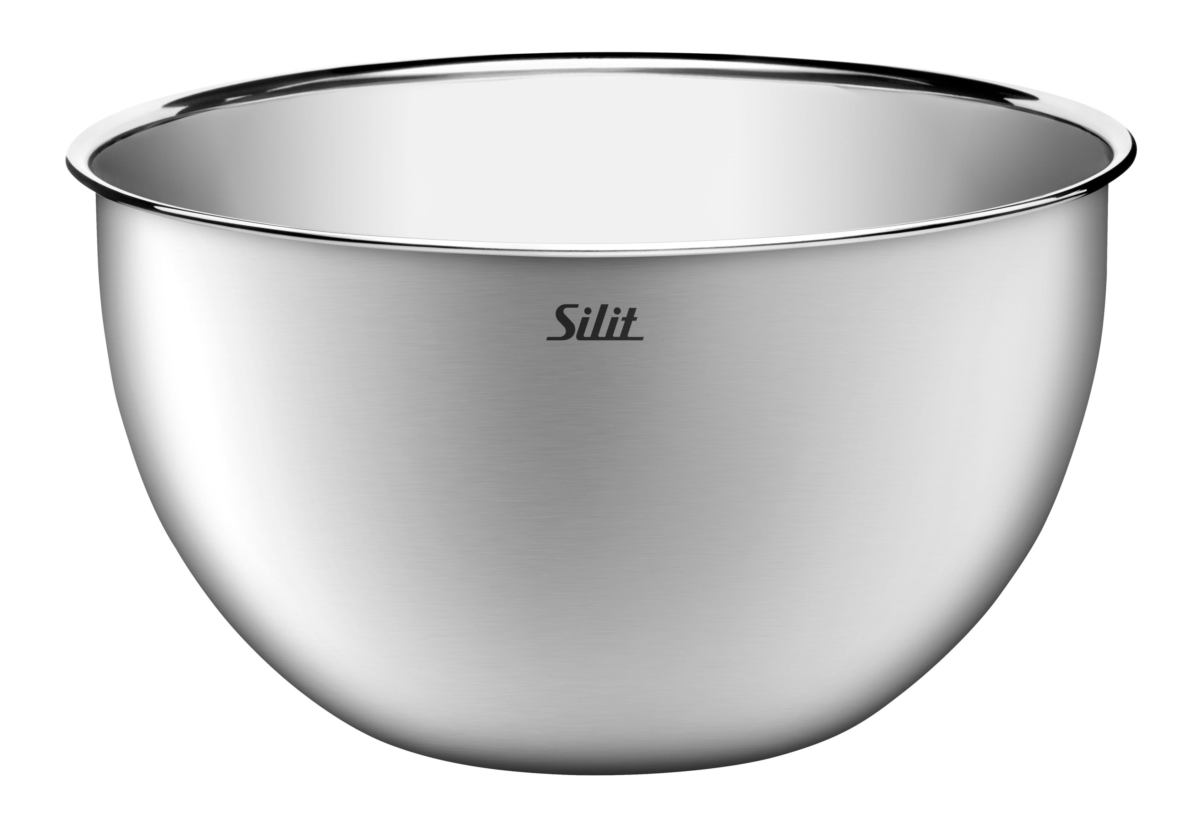 Kjøkkenbolle-sett 3-delt rustfritt stål med hellekant - Silit bakside