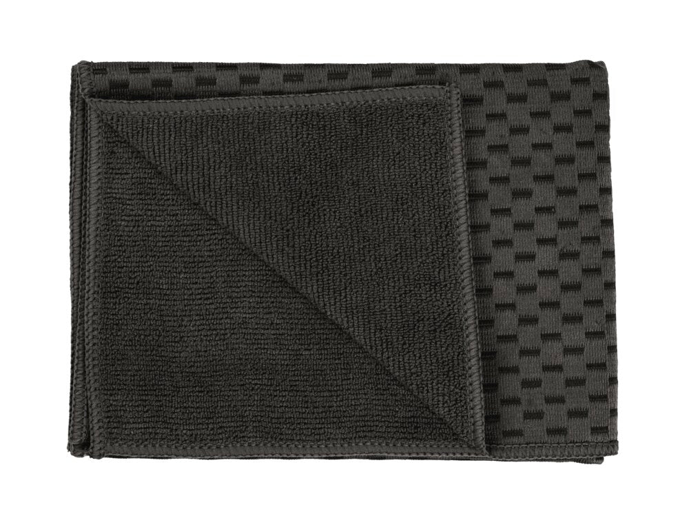 Kjøkkenhåndklær mikrofiber svart 2-delt sett - Wenko nærbilde
